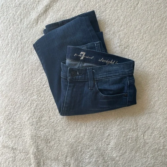 • classic 7 for all mankind straight leg CALIE jeans • - Picture 6 of 9